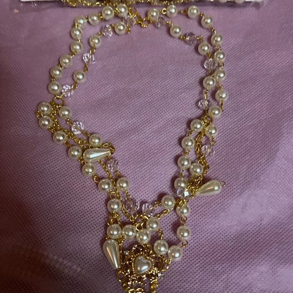 Victorian Gold Plated necklace